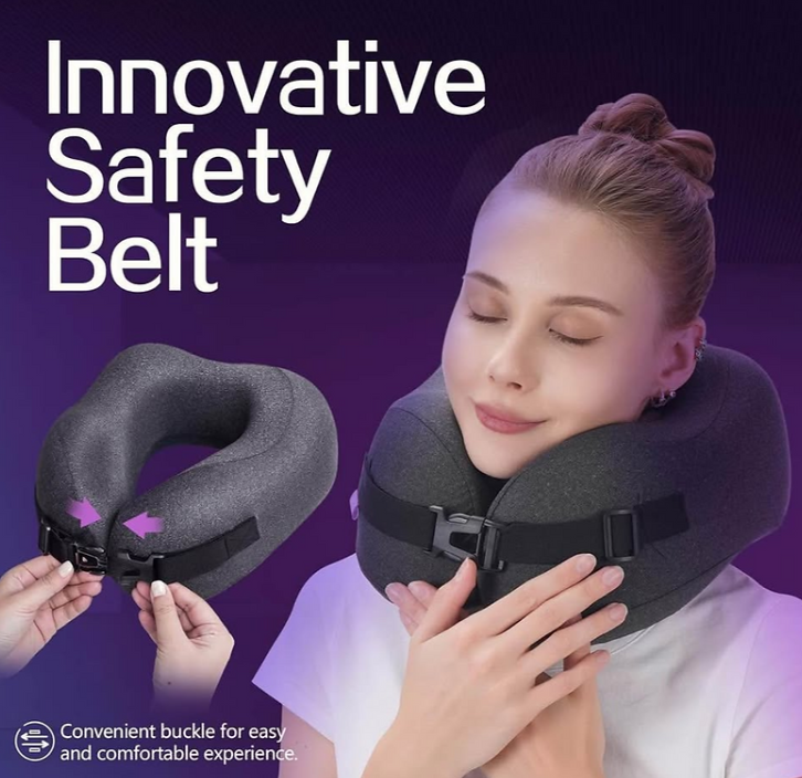 CSJT Travel Pillow Vac Compressed Memory Foam