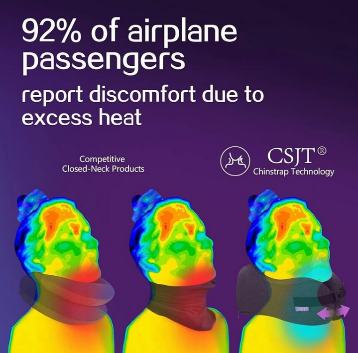 CSJT Travel Pillow Vac Compressed Memory Foam