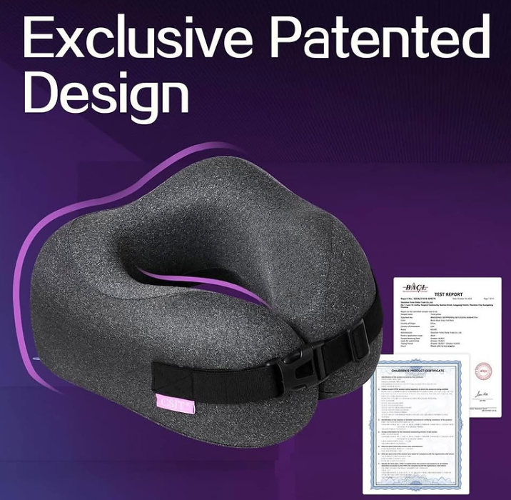 CSJT Travel Pillow Vac Compressed Memory Foam