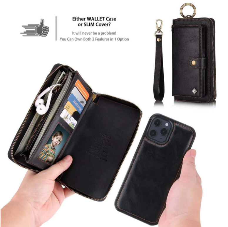 Litou wallet with phone cane for Iphone 12 Pro Max