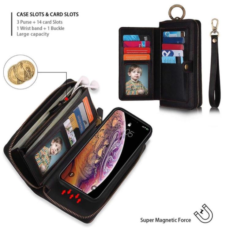 Litou wallet with phone cane for Iphone 12 Pro Max