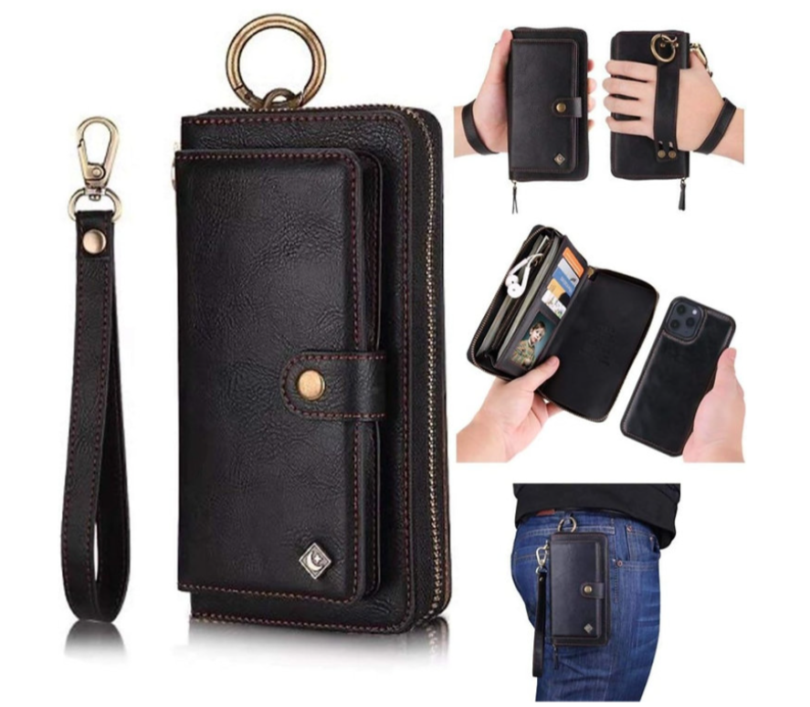 Litou wallet with phone cane for Iphone 12 Pro Max