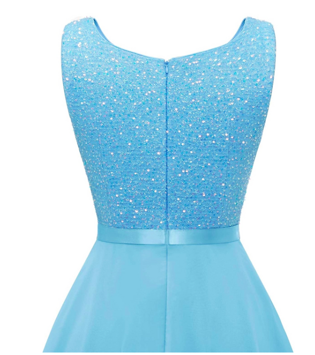 Dressystar Sequin Sparkly Dress V Neck