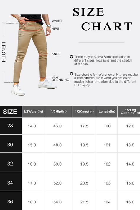 GINGTTO Mens Jeans Skinny Stretch
