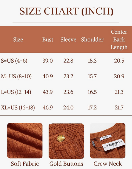 Zeagoo Women's 2025 Knit Cardigan Sweaters