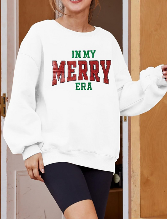 Women Merry Sweatshirts
