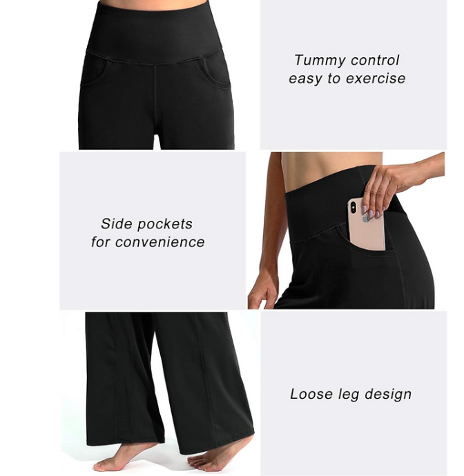 G4Free Womens Wide Leg Pants