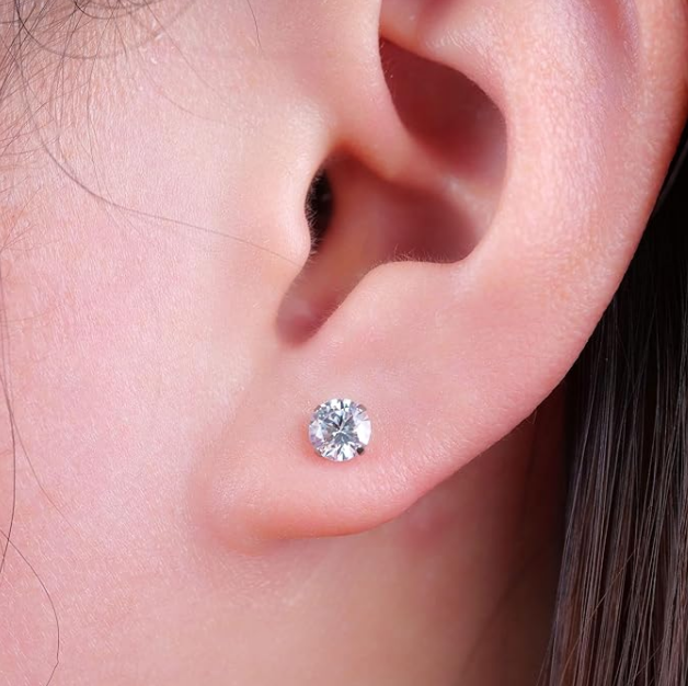 Sterlig 925 Silver Stud Earrings