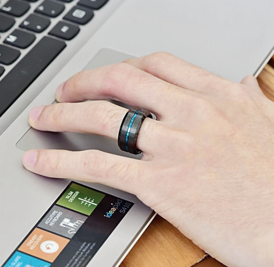 Titanium Steel Ring 8 mm
