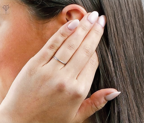 Stainless Steel Wedding Ring 1 mm