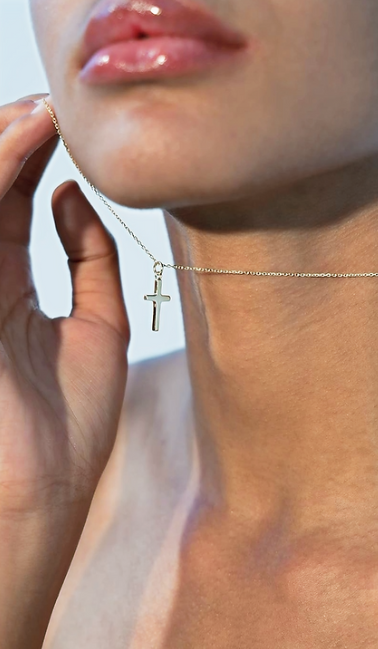 Stainless Steel Cross Pendant Necklace
