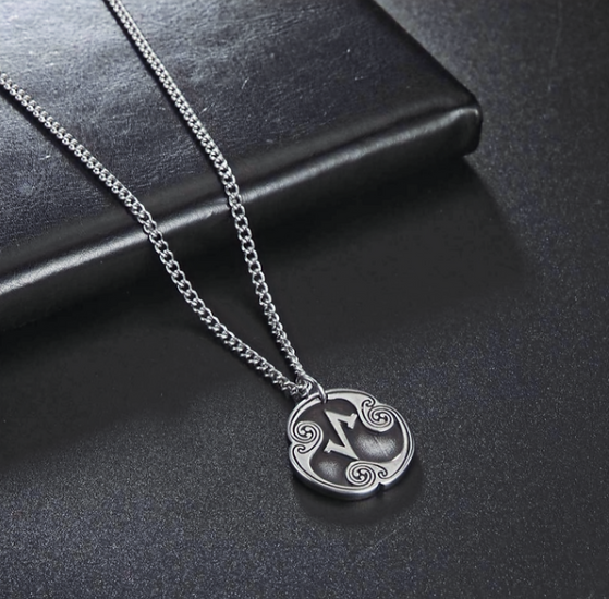 Stainless Steel Eiwas Runes Amulet