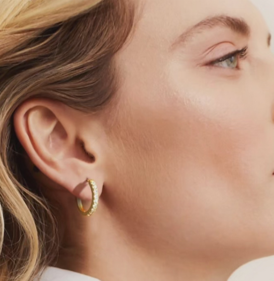 14K GF Stainless Steel Stud Earrings