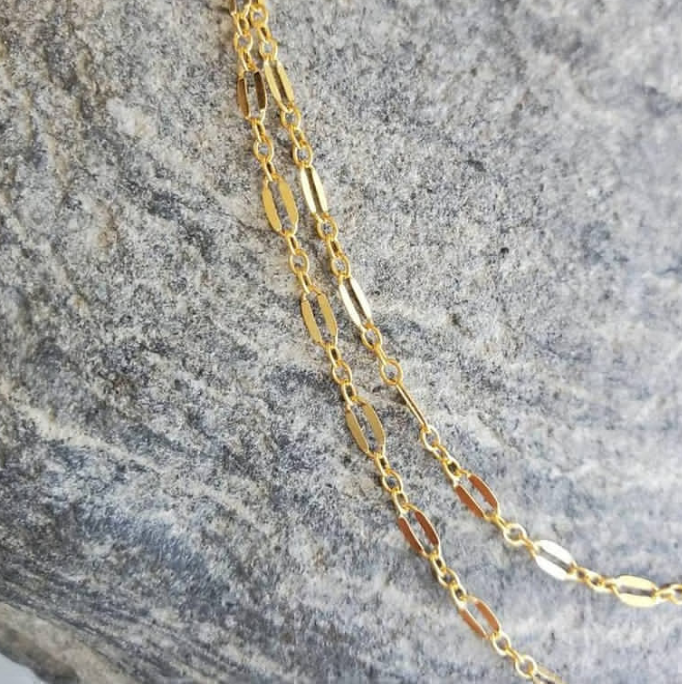 14K GP Oval Link Chain