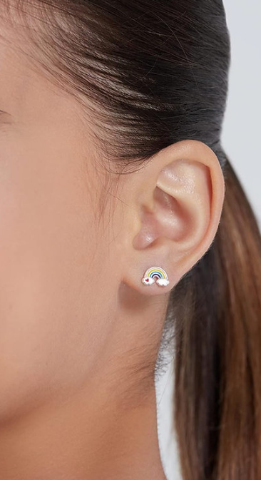 Rainbow Stud Earrings
