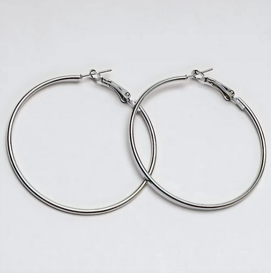 Stainless Steel Hoop Earrings 5 mm