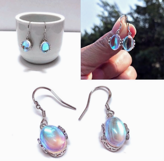 Moonstone Drop Earrings