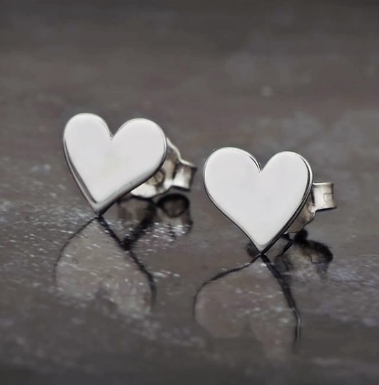 "Heart" Stud Earrings