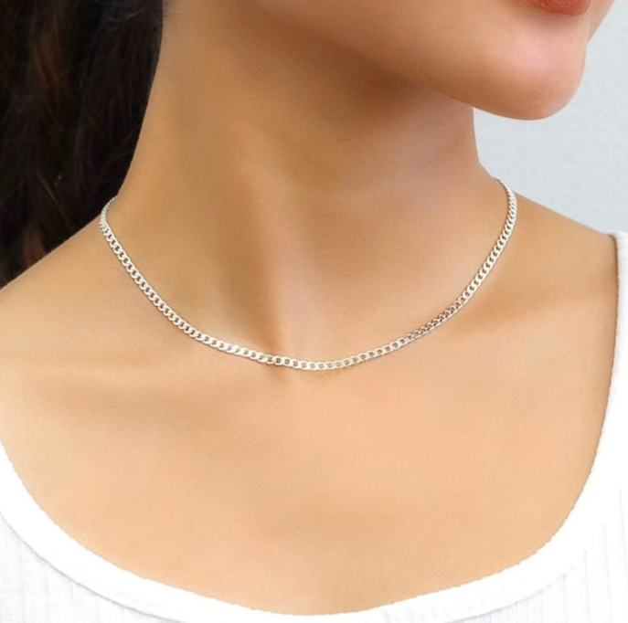 Sterling Silver Chain Necklace