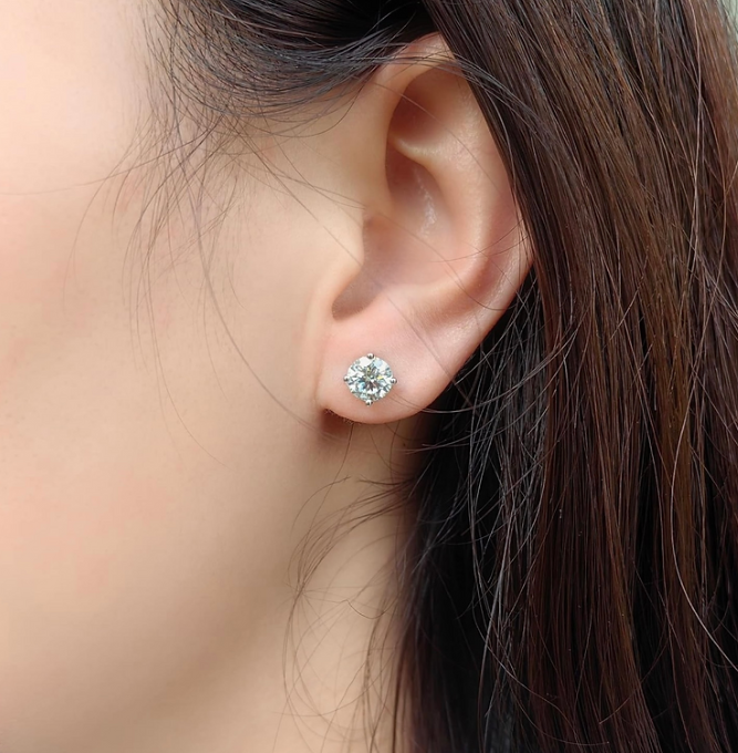 Sterling 925 Silver Stud Earrings