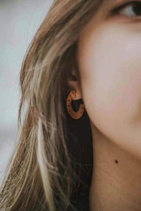 Sunbeam Hoop Earrings