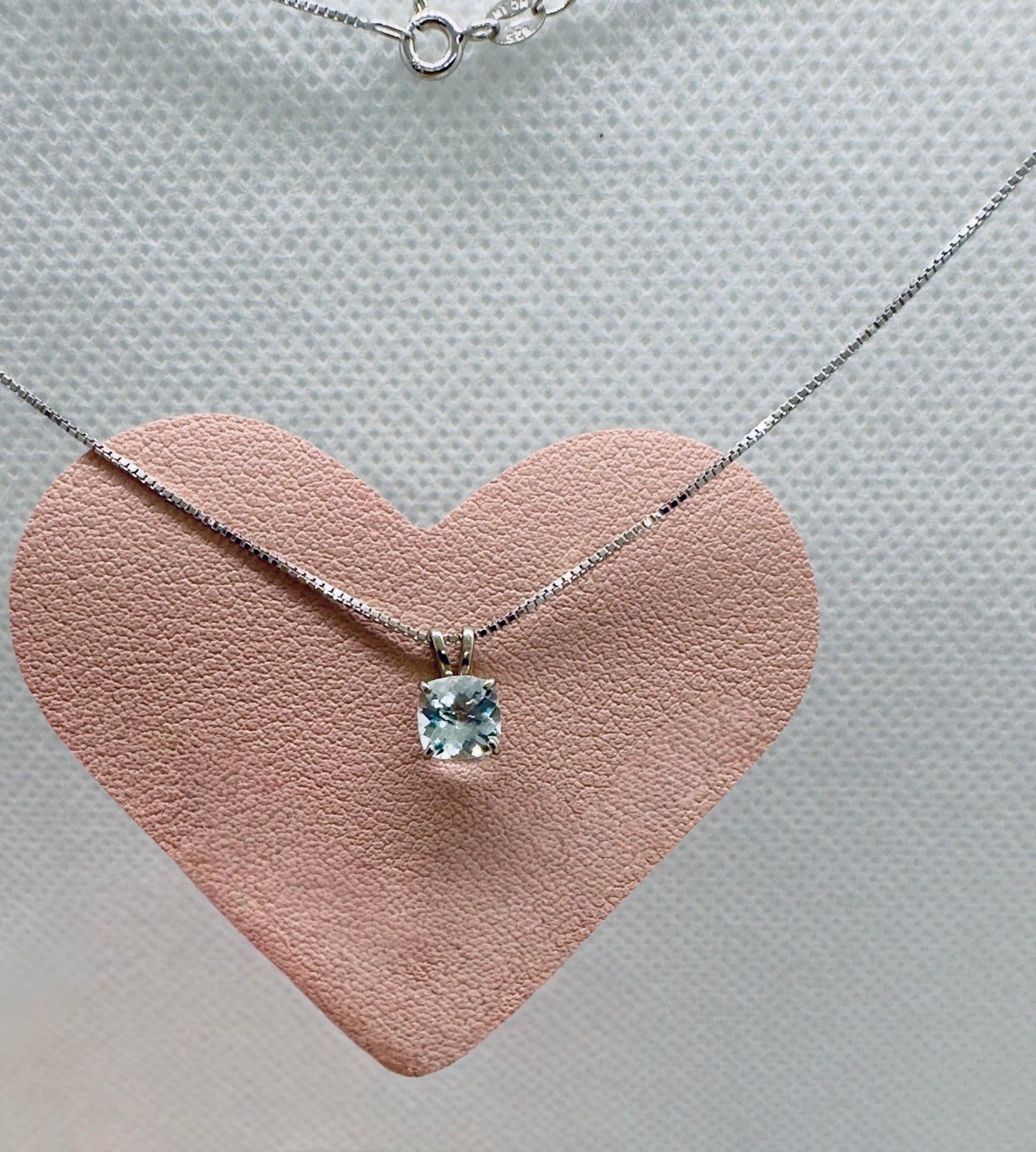 Cushion Cut Gemstone Necklace