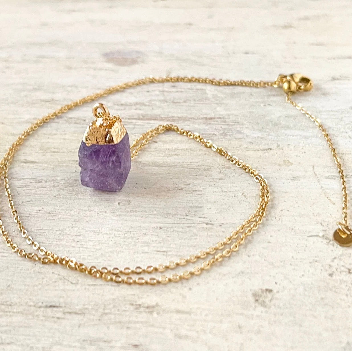 Amethyst Gem Necklace