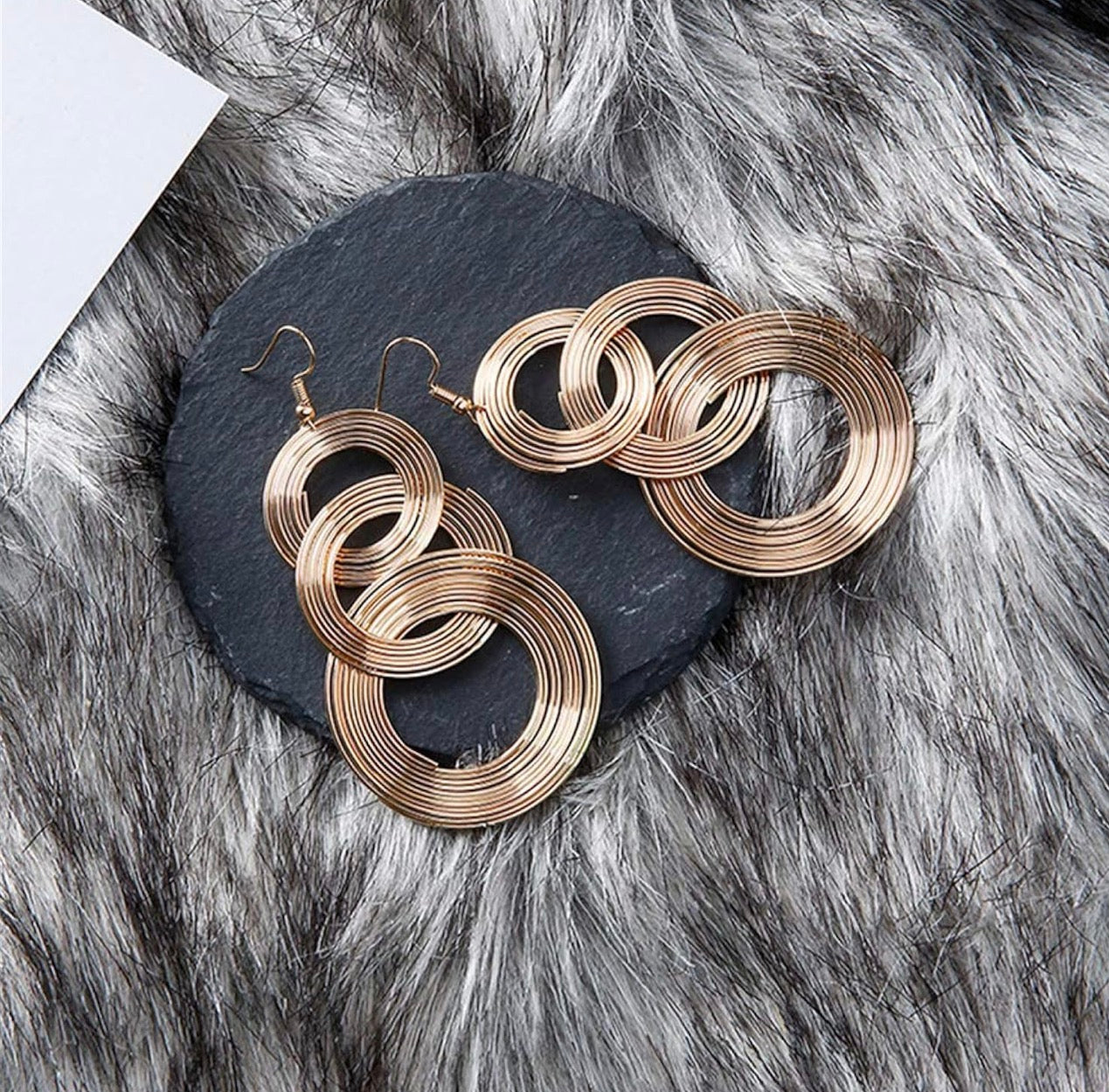 Long 70s Disco Earrings