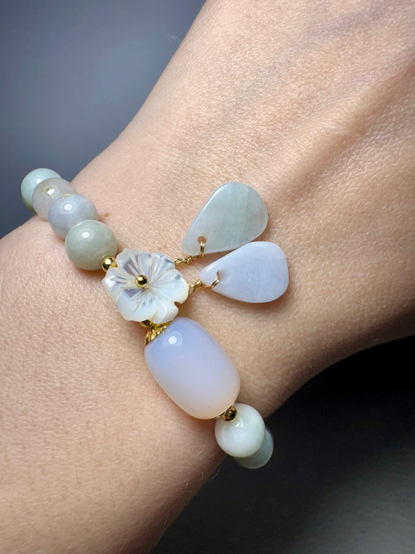 Natural Green Jade Bracelet