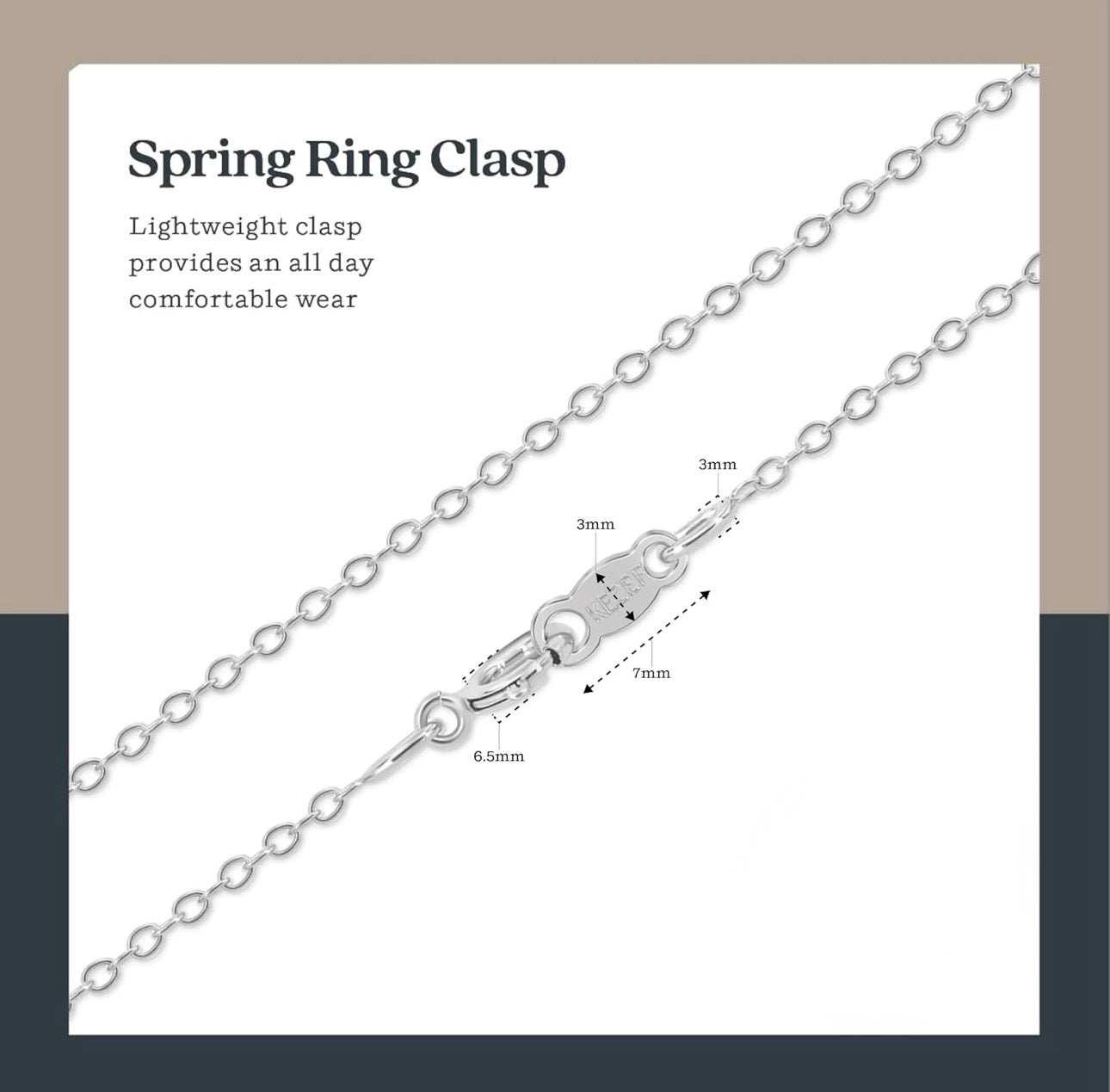 Minimalist Cable Chain 1 mm