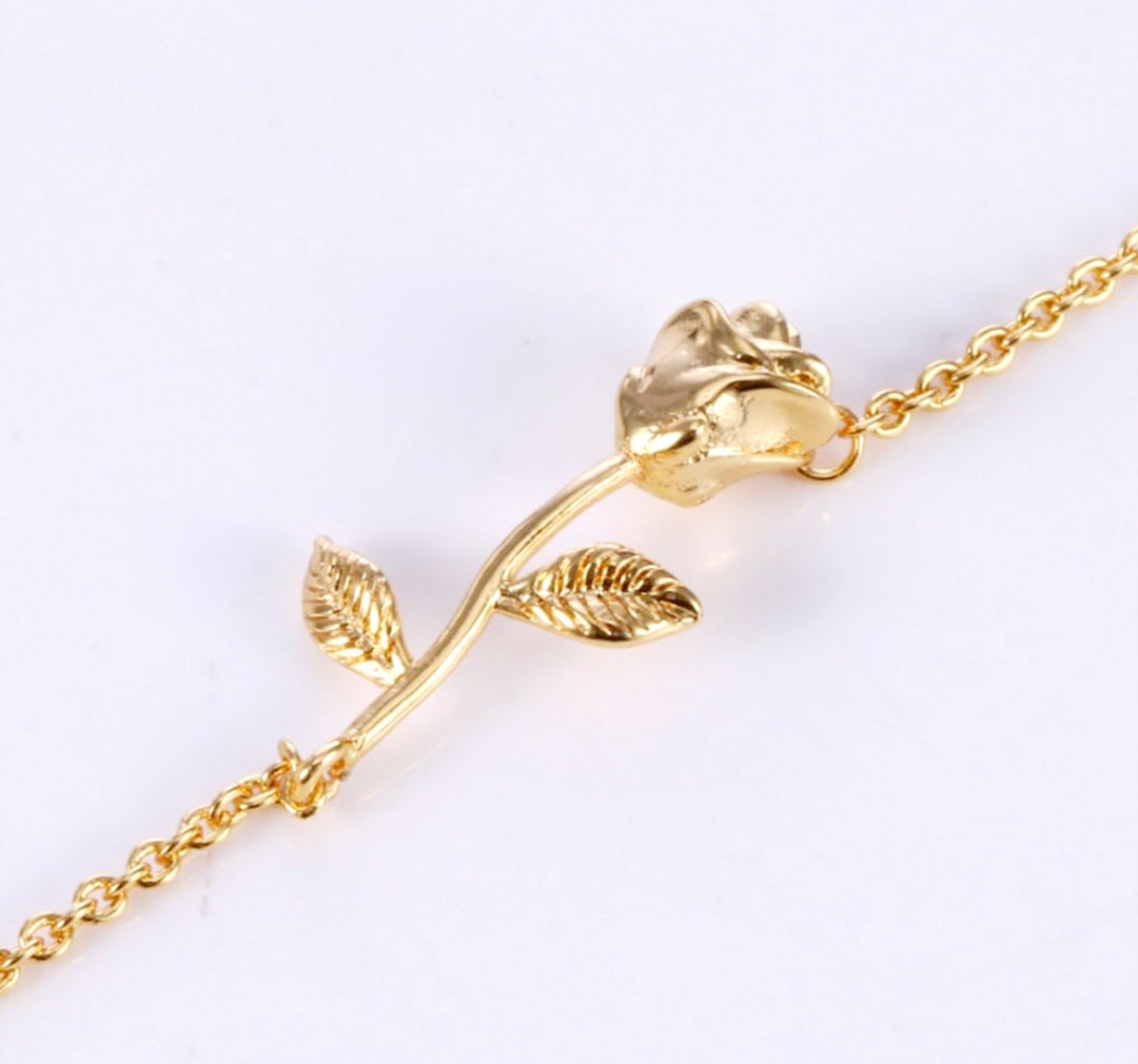Rose Flower Bracelet