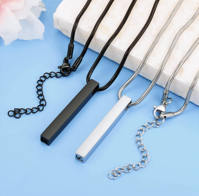 Set Of 2 Stainless Steel Necklaces