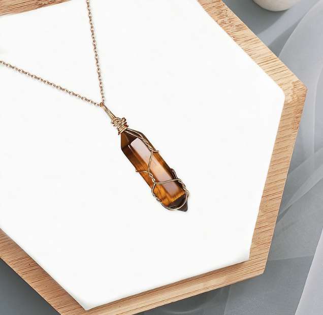 Reiki Quarts Crystal Necklace