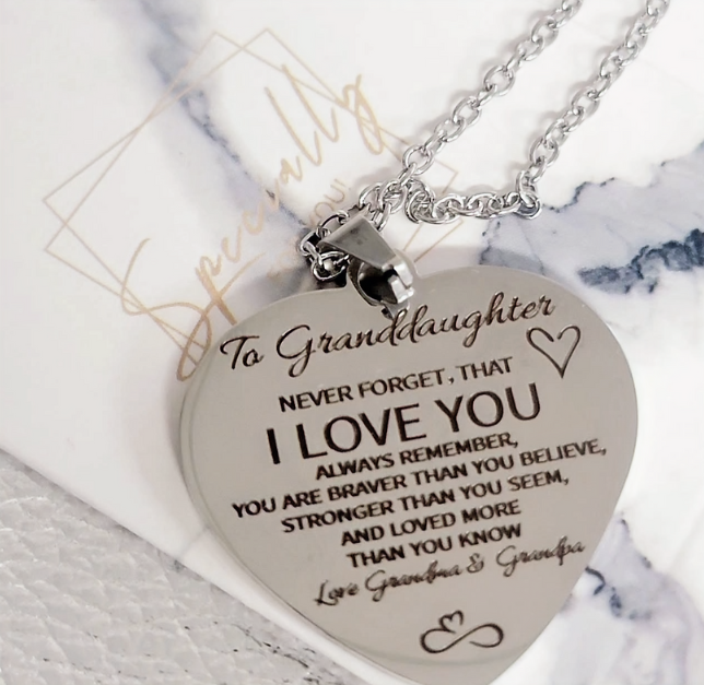 "Granddaught" Pendant Necklace