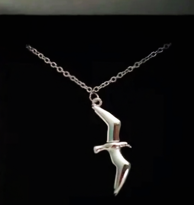 Sea Inspired Seagull Necklace