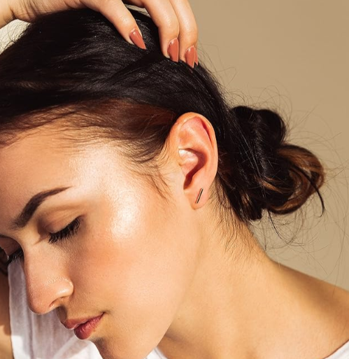 Dainty Small Simple Mini Bar Stud Earrings