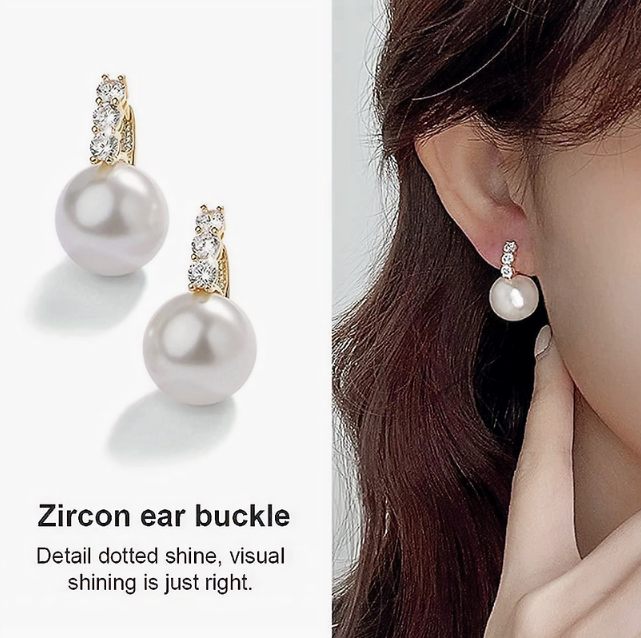 Pearl Stud Earrings