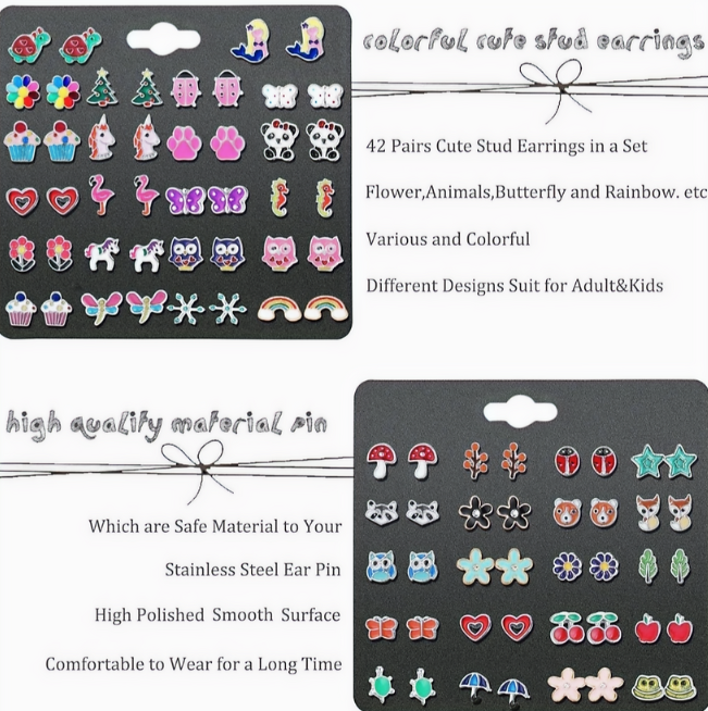 Set of 41 earrings