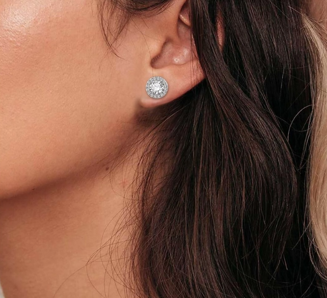 Fashion Sparkle Stud Earrings