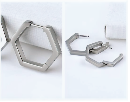 Titanium Hoop Earrings 2 mm