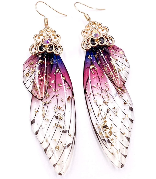 Butterfly Wing Drop Earrings
