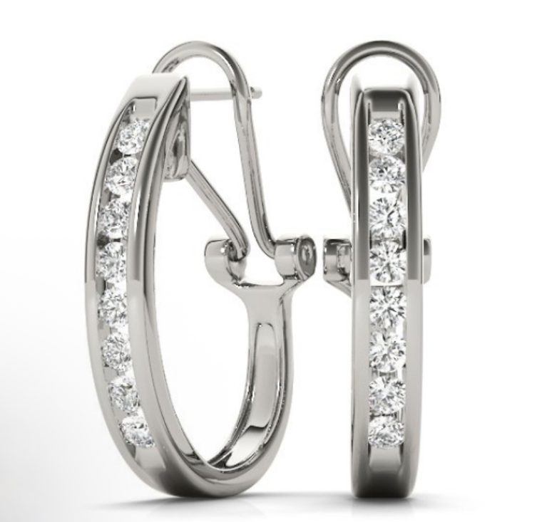 Earrings Hoop Earrings J-hoops