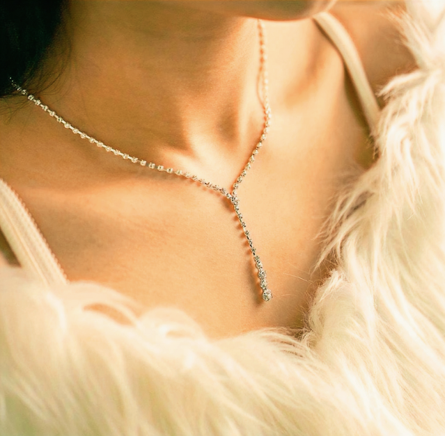 Bride Silver Bridal Necklace