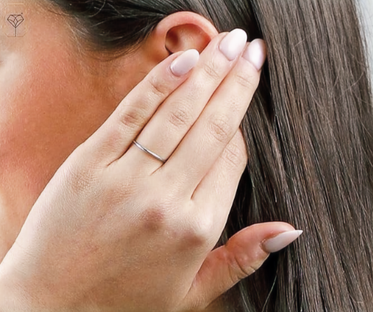 Stainless Steel Wedding Ring 1 mm