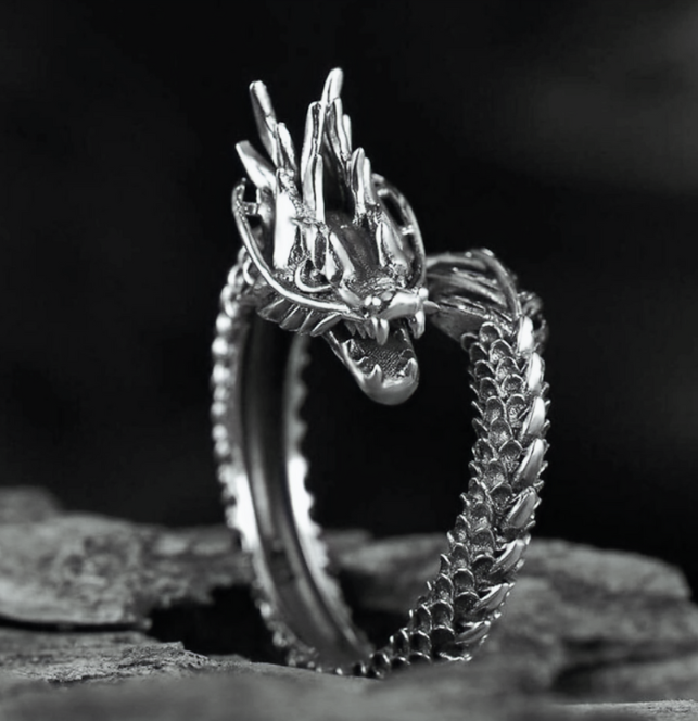 Gothic Dragon Ring