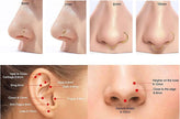 18G Gold Surgical Steel Hinged Hoop Ring – Seamless Cartilage & Nose Piercing