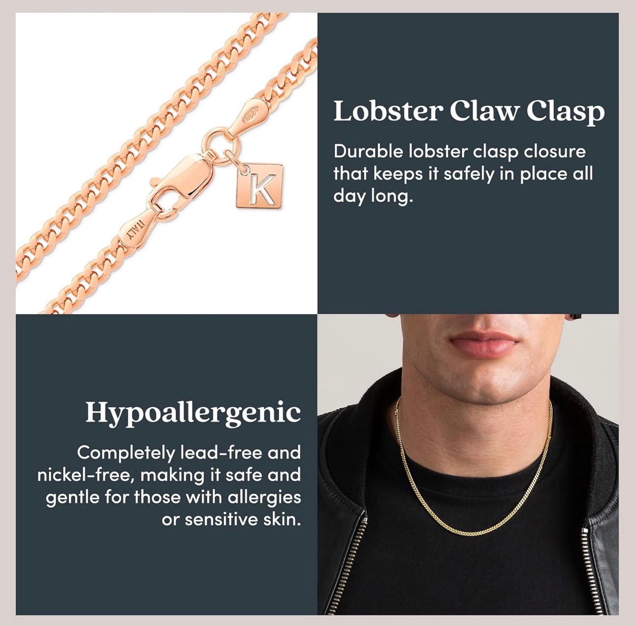 Cuban Link Gold Chain 3 mm