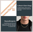 Minimalist Gold Over Sterling Silver Cuban Chain – 3mm Elegant Necklace