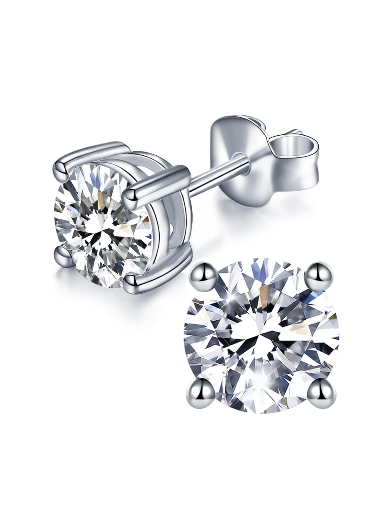 Moissanite Stud Earrings