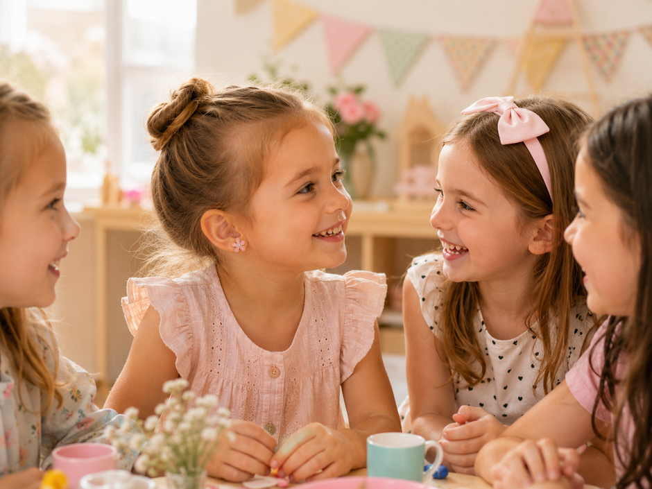 Playful & Hypoallergenic Kids Enamel Stud Earrings Collection